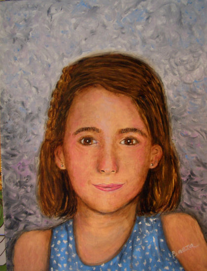 EVA Oil Canvas Portrait