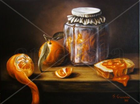 Naranja amarga Oil Canvas Still Life Paintings