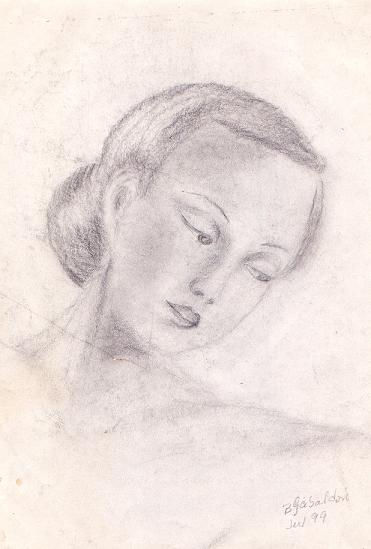 Bailarina Rusa de 1952 Pencil