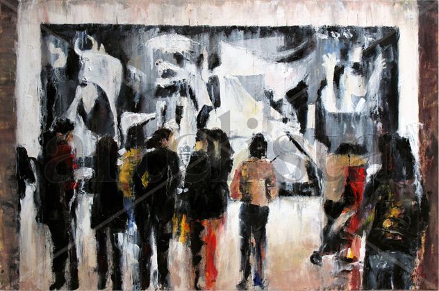 Contemplando el guernica