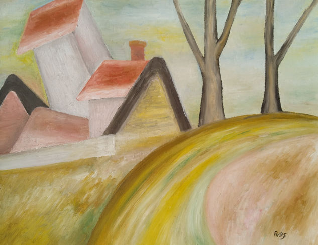 324. Casas de los 90 Oil Paper Landscaping