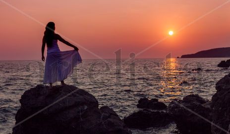 Atardecer en italia