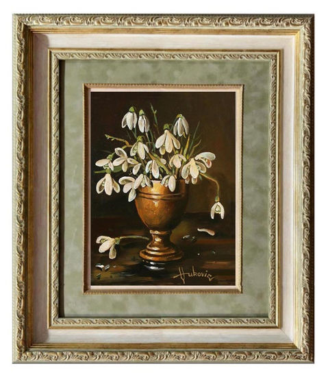 Snowdrops Óleo Lienzo Bodegones