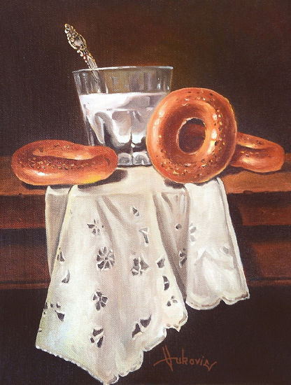 breakfast Oil Canvas Still Life Paintings