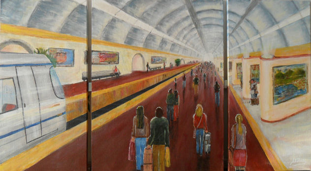 En la estación