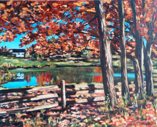 ISLA DE ORLEANS. CANADA. Oil Canvas Landscaping