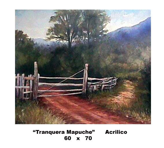 Tranquera Mapuche Acrylic Canvas