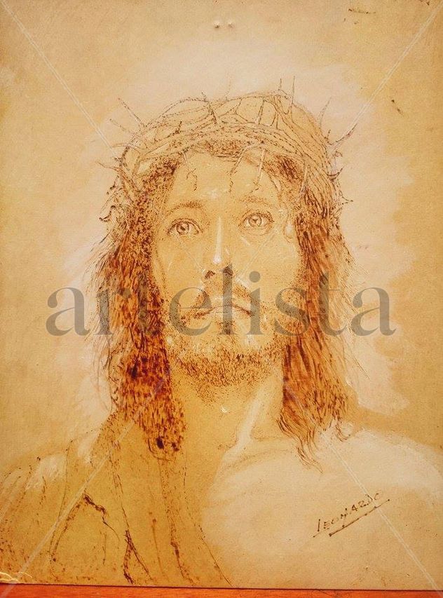 Cristo con corona de espinas