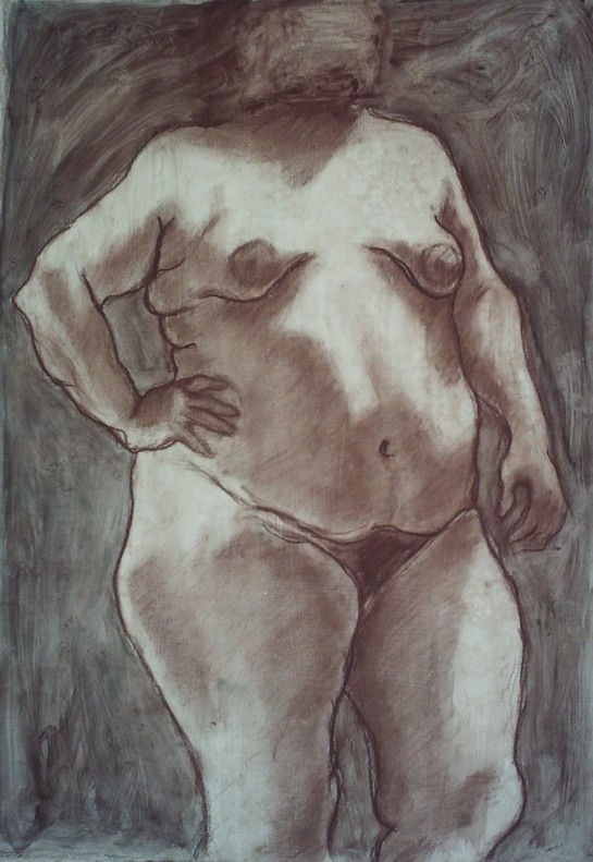 Desnudo Femenino de Pie