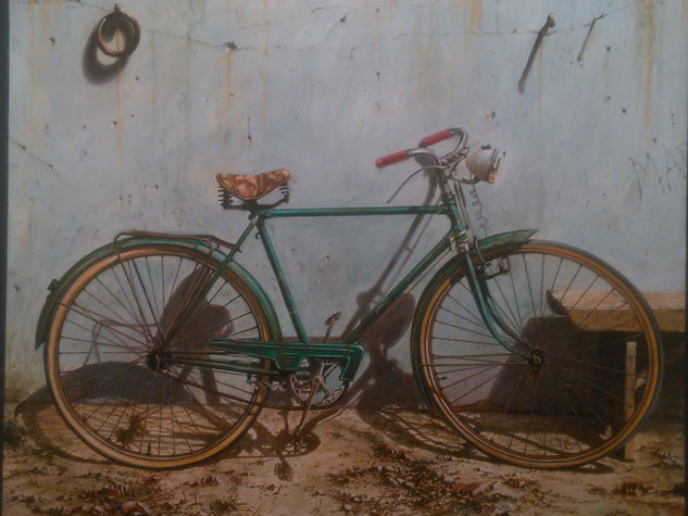 La Bicicleta Oil Canvas Others