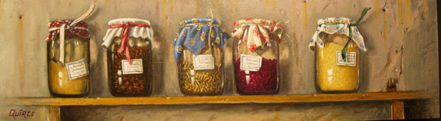 especias Oil Panel Still Life Paintings