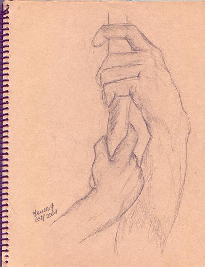 Estudio de la Mano. Graphite