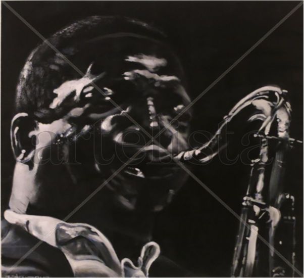 JOHN COLTRANE Acrylic Canvas Portrait