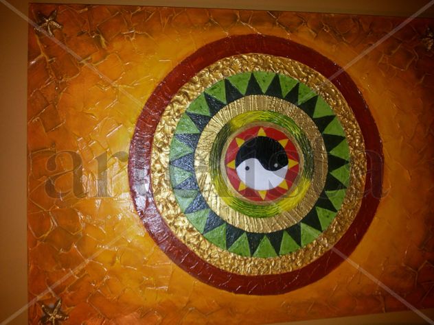 yin yang de oro