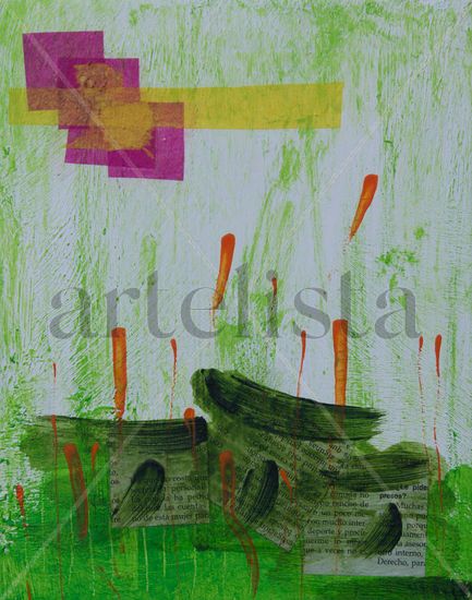 Paisaje s/titulo Acrylic Canvas Landscaping