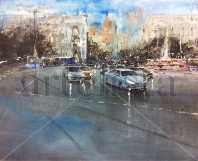 Plaza de Cibeles Acrylic Panel Landscaping