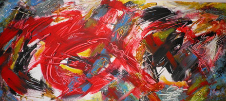 Abstracción en rojo