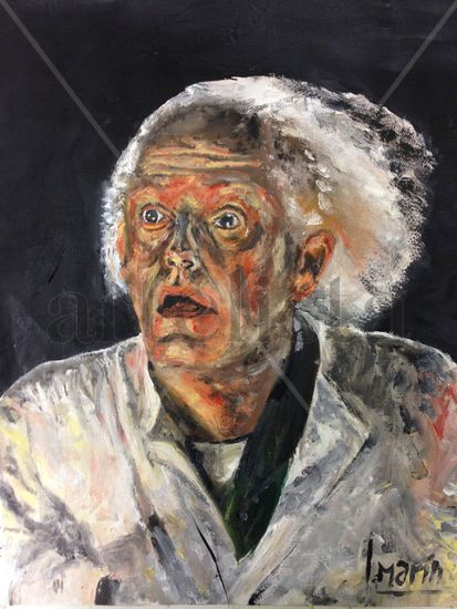 Doc Oil Canvas Portrait