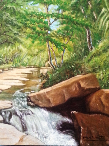 Río en mogotes