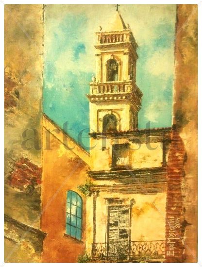 El Campanario, Orsogna Oil Canvas Landscaping