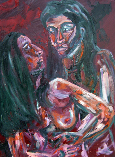 Sin titulo Oil Panel Nude Paintings