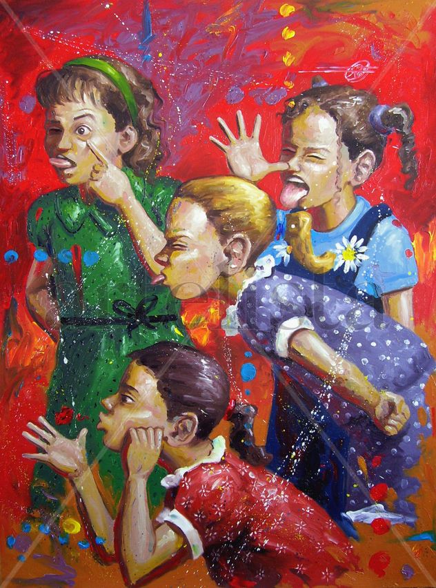 Entre caras y gestos (las niñas)