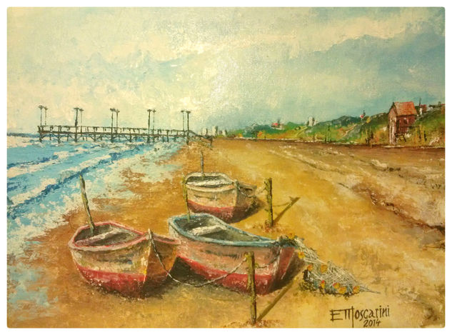 La playa Oil Canvas Landscaping