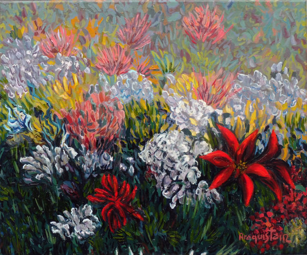 Flores Oil Canvas Floral Painting