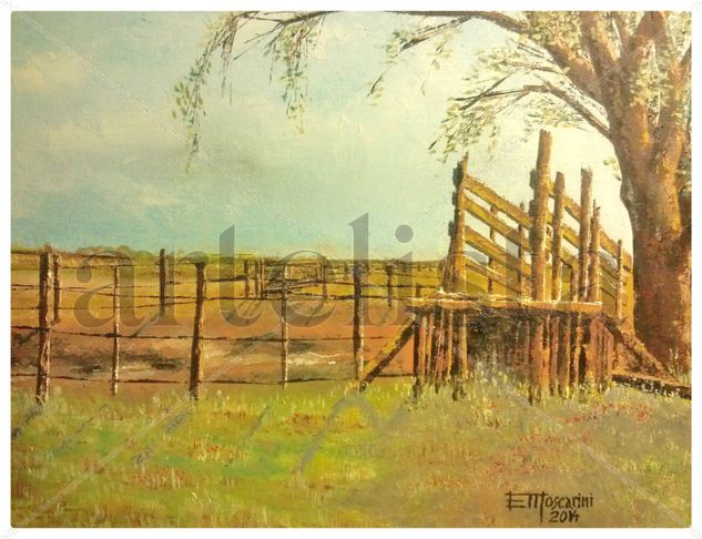 El embarcadero Oil Canvas Landscaping