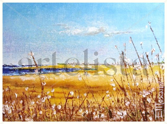 Desde las dunas Oil Canvas Landscaping