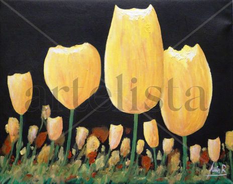 Campo de tulipanes