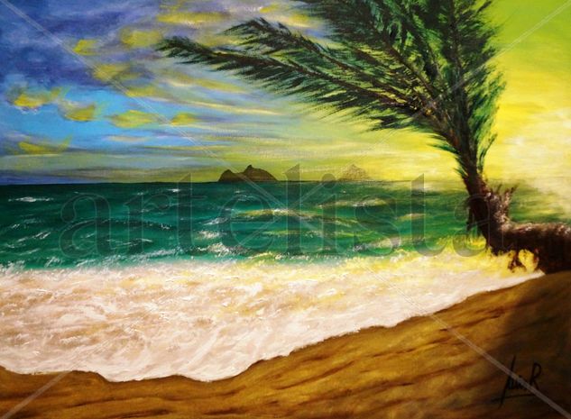 Paradise Oil Canvas Landscaping