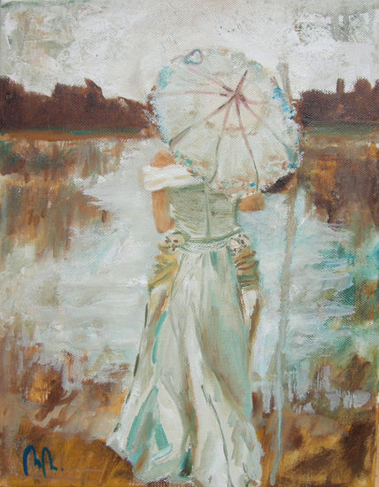 Woman in white