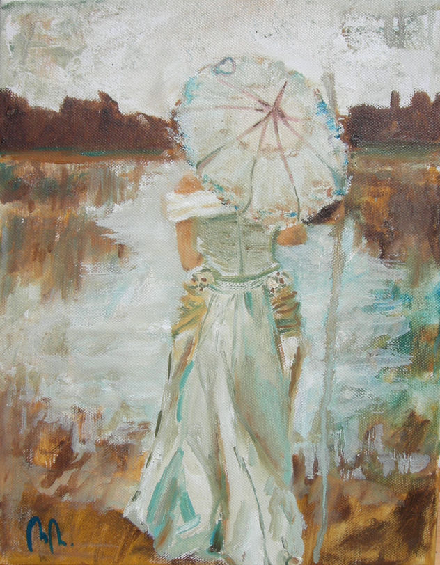 Woman in white