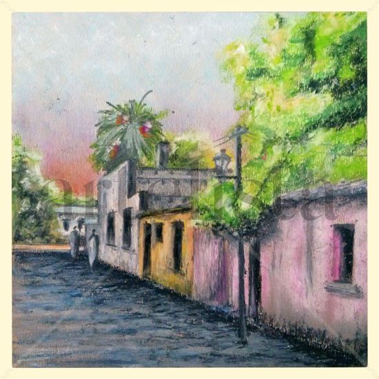 Colonia, calle de los suspiros Pastel Card Landscaping