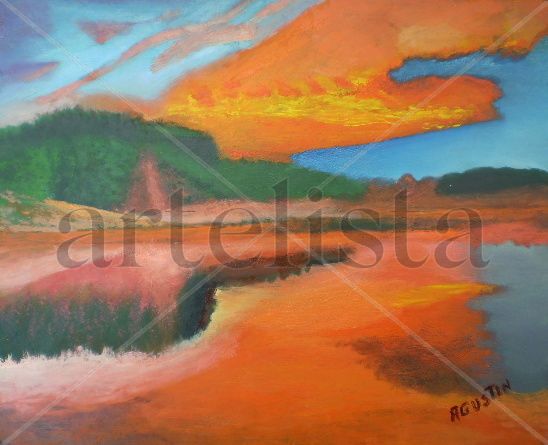 serie paisaje A38 Oil Panel Landscaping