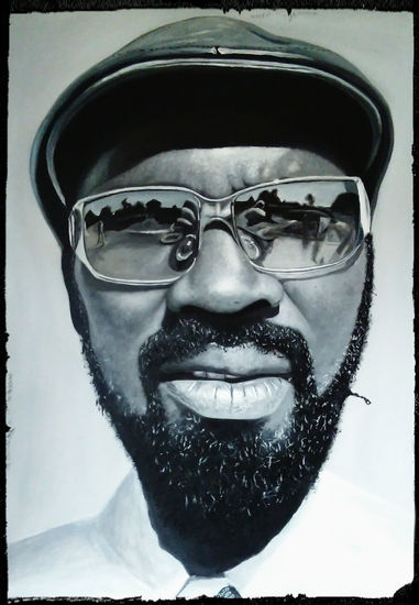 Mr. Thelonius Monk Oil Canvas Portrait