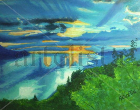 serie paisaje A33 Oil Panel Landscaping