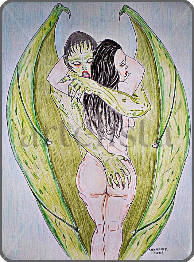 abrazo del vampiro.
