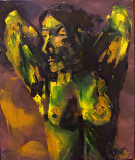 Tras el baño Oil Canvas Nude Paintings