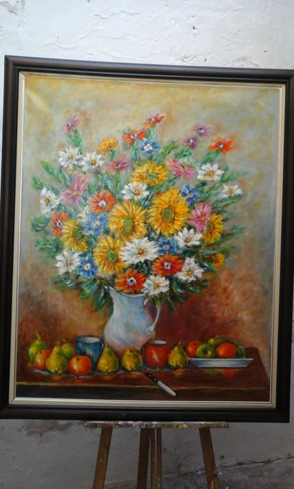 Flores con fruta