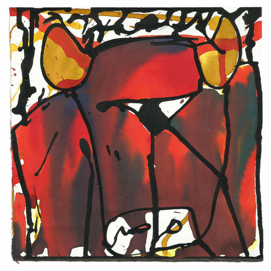 Toro Rojo Watercolour Paper Animals