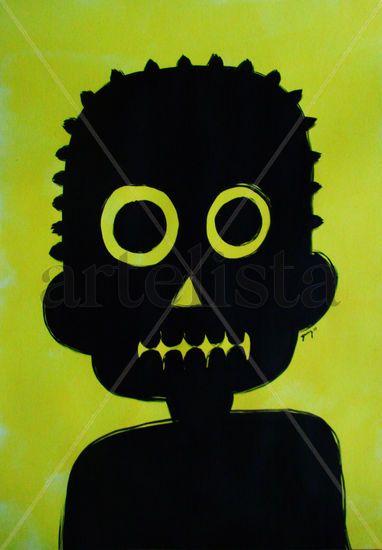 Kid Acrylic Paper Figure Painting