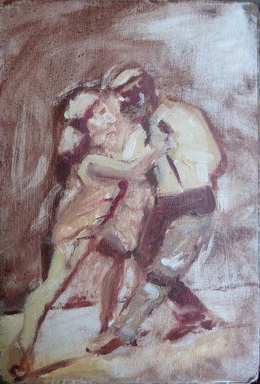 couple dancing Oil Others Figure Painting