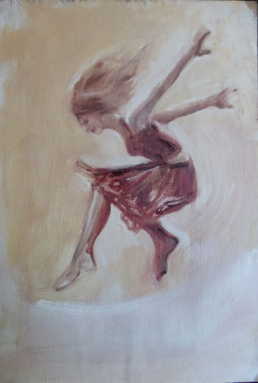 Free fall Oil Others Figure Painting