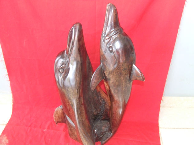 Delfines Madera Figurativa