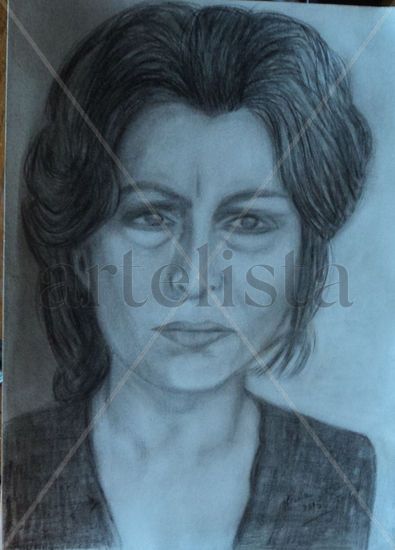 "Omaggio ad Anna Magnani" Pencil