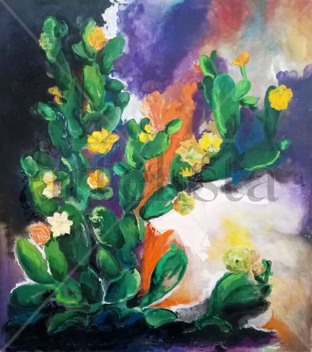 Tunas en flor