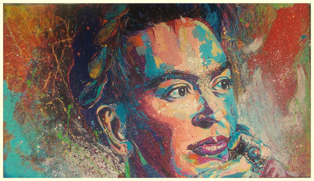 Frida Acrylic Canvas Portrait