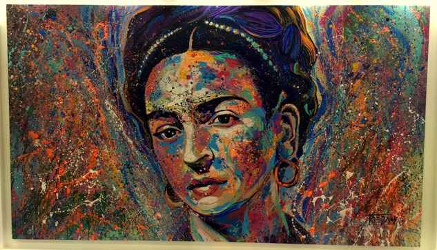 Frida 2 Acrylic Canvas Portrait